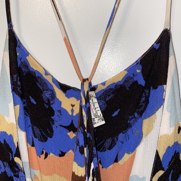 Free People Floral Low Back Sundress - Picture 4 of 7